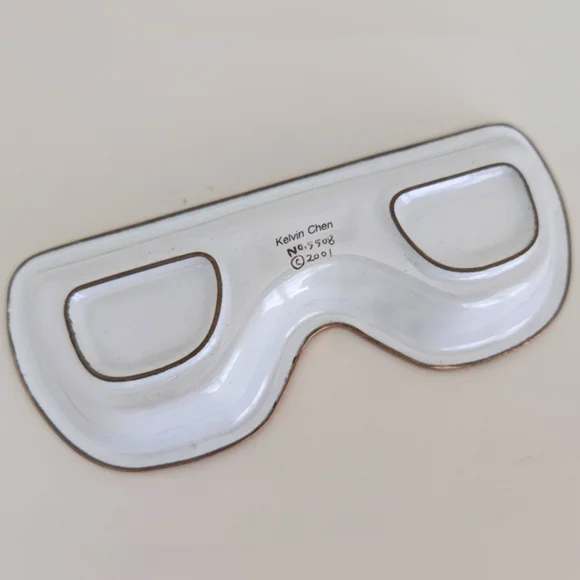 NIB Vintage Van Gogh Starry Night Handpainted Eyeglass Tray Kevin Chen Painting